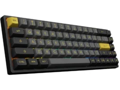 Akko Black&Gold 3068B 65% Bluetooth RGB Double-Shot PBT Hot-Swap Jelly Pink Keyboard -Mouse Keyboard Store akko 3068b black and gold keyboard large 2 1