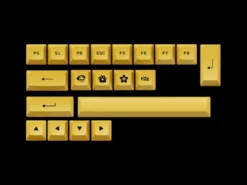 Akko Black&Gold 3068B 65% Bluetooth RGB Double-Shot PBT Hot-Swap Star Fish Keyboard -Mouse Keyboard Store akko 3068b black and gold keyboard large 6