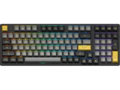 Akko Black&Gold 3098B Bluetooth RGB Double-Shot PBT Hot-Swap Jelly Pink Keyboard