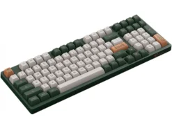 Akko World Tour London 3098N Bluetooth RGB Double-Shot PBT Hot-Swap Golden Pink Keyboard -Mouse Keyboard Store akko 3098s london keyboard large 5 1