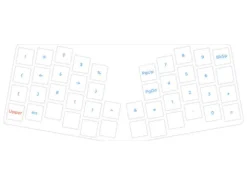 USA Keyboardio Atreus Super Mini Ergonomic Click Mechanical Keyboard -Mouse Keyboard Store atreus qwerty ergonomic mechanical keyboard large 3 5