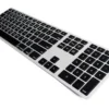 USA Matias Wireless Aluminum Backlit Keyboard Silver
