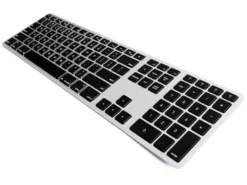 USA Matias Wireless Aluminum Backlit Keyboard Silver