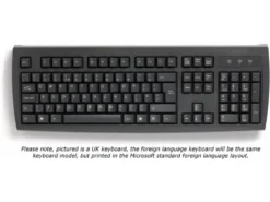 Belgian (AZERTY) Keyboard, Black, USB