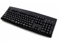 Japanese Keyboard, Black, USB And PS/2