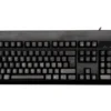 Black USB Keyboard, Incorporating A PS/2 Mouse Port