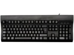 Black USB Keyboard, Incorporating A PS/2 Mouse Port
