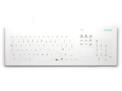 Cleankeys Glass Easy Clean Medical Touchpad Keyboard
