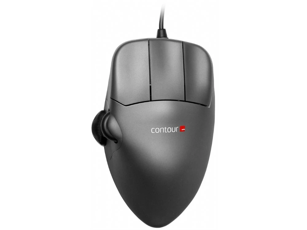 Contour Mouse, Grey Metal, Right Handed, Small 1 Contour Mouse, Grey Metal, Right Handed, Small