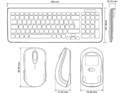 Piano White Keyboard And Mouse Set -Mouse Keyboard Store desktop set piano white keyboard mouse large 1