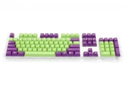 Double Shot Filco 104 Key USA Keyset, Purple & Green