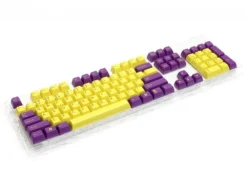 Double Shot Filco 104 Key USA Keyset, Purple & Yellow -Mouse Keyboard Store double shot filco key set usa purple yellow large 3