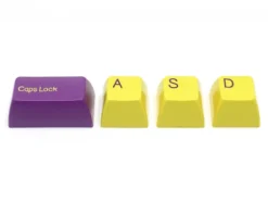 Double Shot Filco 104 Key USA Keyset, Purple & Yellow -Mouse Keyboard Store double shot filco key set usa purple yellow large 7