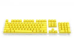 Double Shot Filco 104 Key USA Keyset, Yellow