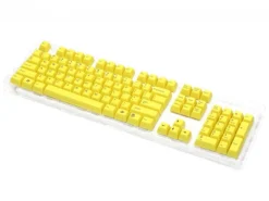 Double Shot Filco 104 Key USA Keyset, Yellow -Mouse Keyboard Store double shot filco key set usa yellow large 2