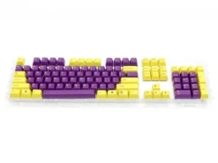 Double Shot Filco 104 Key USA Keyset, Yellow & Purple