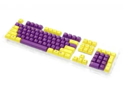 Double Shot Filco 104 Key USA Keyset, Yellow & Purple -Mouse Keyboard Store double shot filco key set usa yellow purple large 2