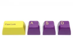Double Shot Filco 104 Key USA Keyset, Yellow & Purple -Mouse Keyboard Store double shot filco key set usa yellow purple large 7