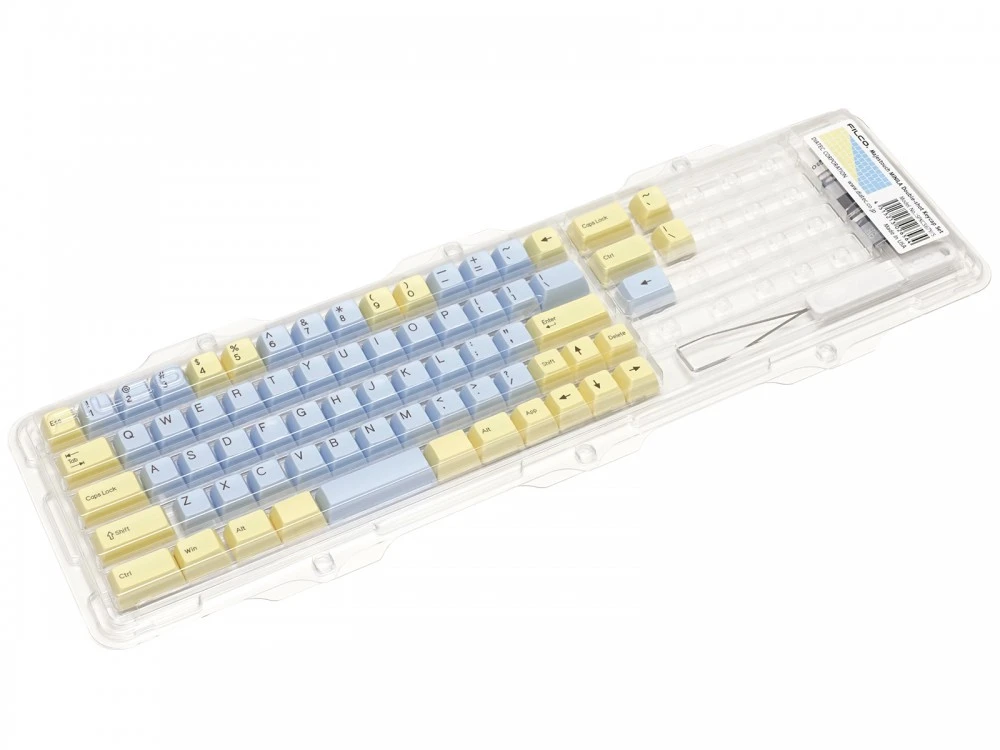 Double Shot Filco Minila USA Keyset, Custard & Ice - Image 5