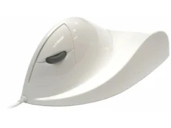 E-Quill-AirO2bic Mouse, Pearl, Left Handed