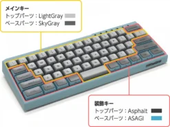 USA Majestouch MINILA-R Convertible ASAGI MX Blue Click Keyboard -Mouse Keyboard Store filco minila r convertible asagi keyboard us large 8 1