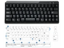 USA Majestouch MINILA Air 67 Key MX Blue Click Bluetooth Keyboard