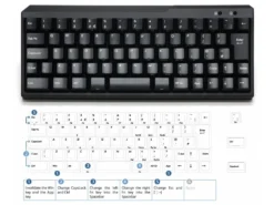 UK Majestouch MINILA 68 Key MX Black Linear Keyboard