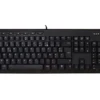 French (AZERTY) Keyboard Black