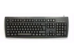 German (QWERTZ) Keyboard, Black, USB