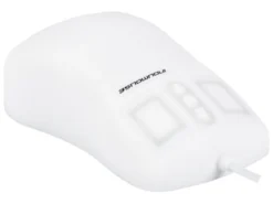 InduKey Silicone Coated Laser Mouse White IP68
