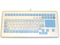 InduKey InduMedical Rugged Keyboard With Antimicrobial Surface And Touchpad IP65