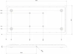 InduKey Induproof Advanced Compact Silicone Keyboard With Touchpad IP68 -Mouse Keyboard Store induproof advanced compact silicone touchpad keyboard ip68 large 2