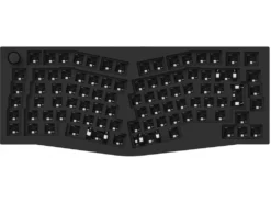 ISO Keychron Q10 Ergo QMK RGB Barebone Aluminium Mac/PC Carbon Black Custom Keyboard With Knob