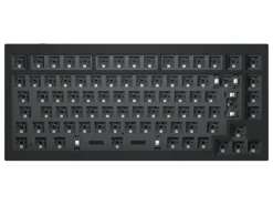 ISO Keychron Q1 V2 QMK RGB Barebone Aluminium Mac/PC Carbon Black Custom Keyboard