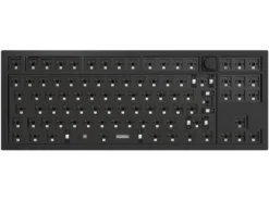 ISO Keychron Q3 QMK RGB Barebone Aluminium Mac/PC Carbon Black Custom Keyboard With Knob