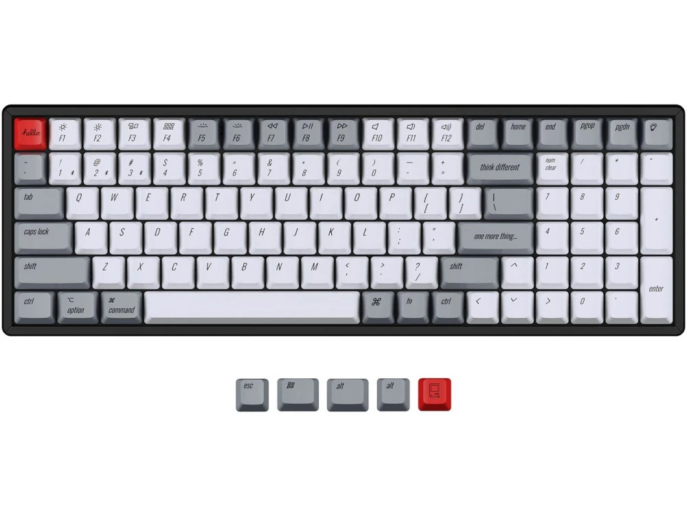 USA Keychron K4 OEM Dye-Sub PBT Keycap Set Retro 1 USA Keychron K4 OEM Dye-Sub PBT Keycap Set Retro