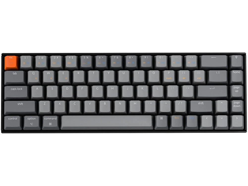 USA Keychron K6 Bluetooth RGB Backlit Hot-Swap Click Mac/PC 65% Keyboard 1 USA Keychron K6 Bluetooth RGB Backlit Hot-Swap Click Mac/PC 65% Keyboard