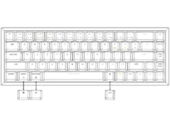 USA Keychron K6 Bluetooth RGB Backlit Click Mac/PC 65% Keyboard
