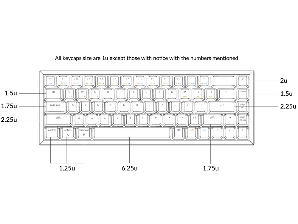 USA Keychron K6 Bluetooth RGB Backlit Hot-Swap Click Mac/PC 65% Keyboard 3 USA Keychron K6 Bluetooth RGB Backlit Hot-Swap Click Mac/PC 65% Keyboard - Image 3
