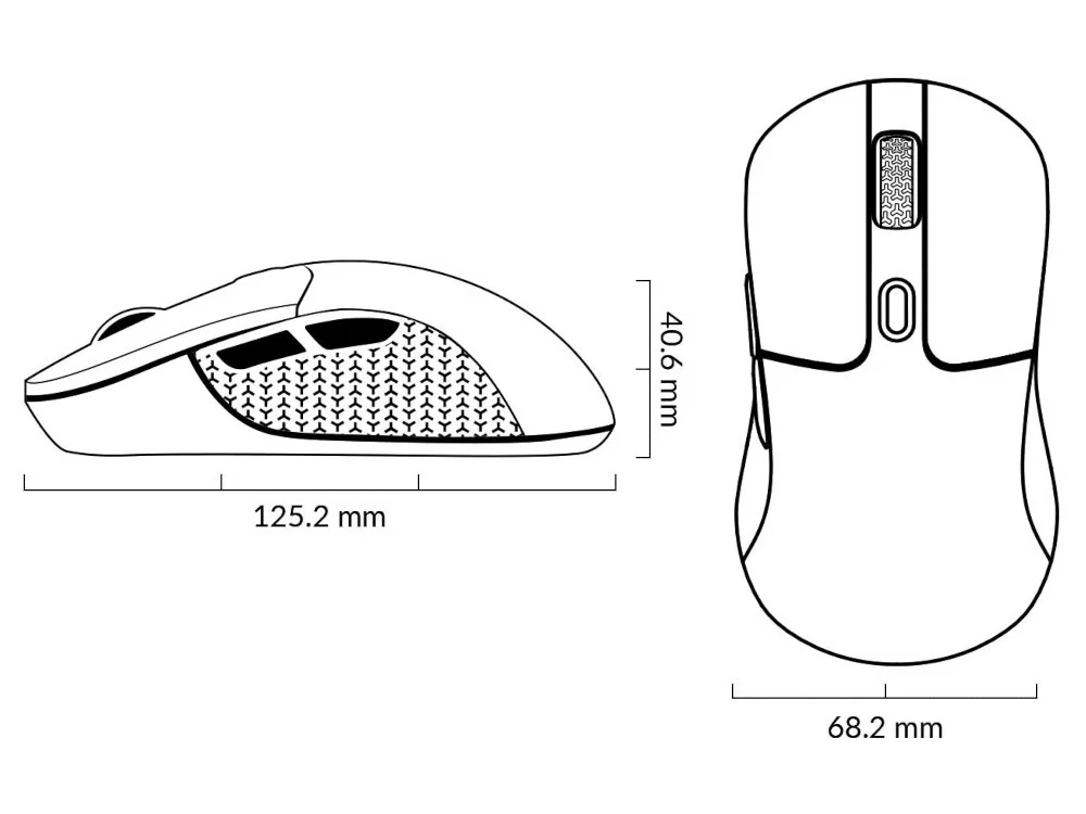 Keychron M3 Bluetooth Wireless USB Optical Mouse Black 3 Keychron M3 Bluetooth Wireless USB Optical Mouse Black - Image 3