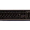 Low Noise, Non-reflective Black USB Keyboard
