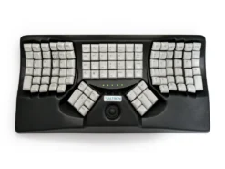 Maltron, Ergonomic Two-Handed Trackball Keyboard Black USB