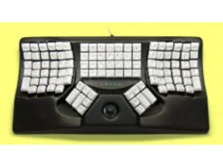 Maltron, Ergonomic Two-Handed Trackball Keyboard Black Mac
