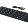 USA Matias Wired Aluminum Tenkeyless RGB Backlit Keyboard For PC Black