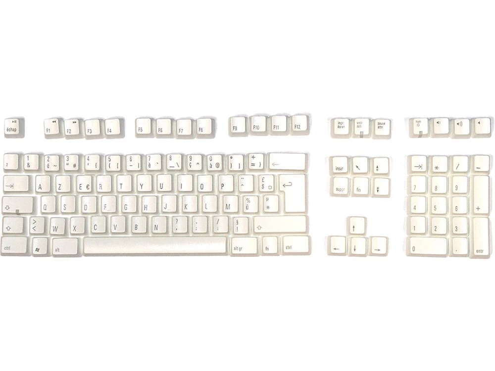 Matias Keyset French White PC Full For Matias European Keyboards 1 Matias Keyset French White PC Full For Matias European Keyboards
