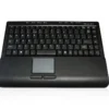 Mini Wireless RF Keyboard With Touchpad Black