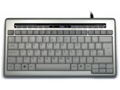 Silver Compact Keyboard With Cut, Copy And Paste Keys