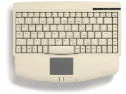 Mini Keyboard, Beige, USB With Built In Touchpad