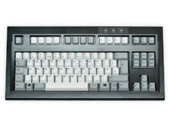 UK New Mini Model M Keyboard Black White/Gray