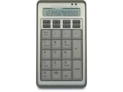 Silver Keypad And Standalone Calculator